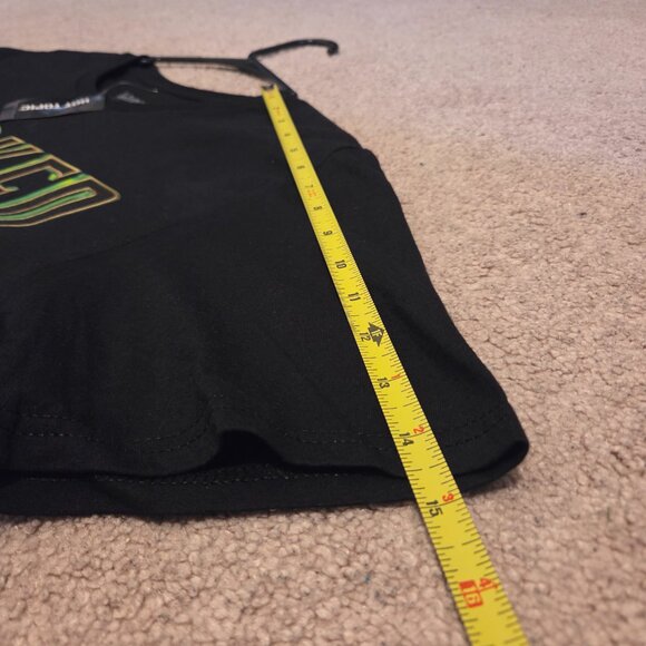 Hot Topic WICKED Movie Title Large Long Black Graphic Shirt - Picture 9 of 11